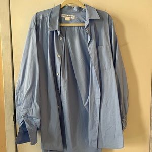 New Comme des garçons blue shirt